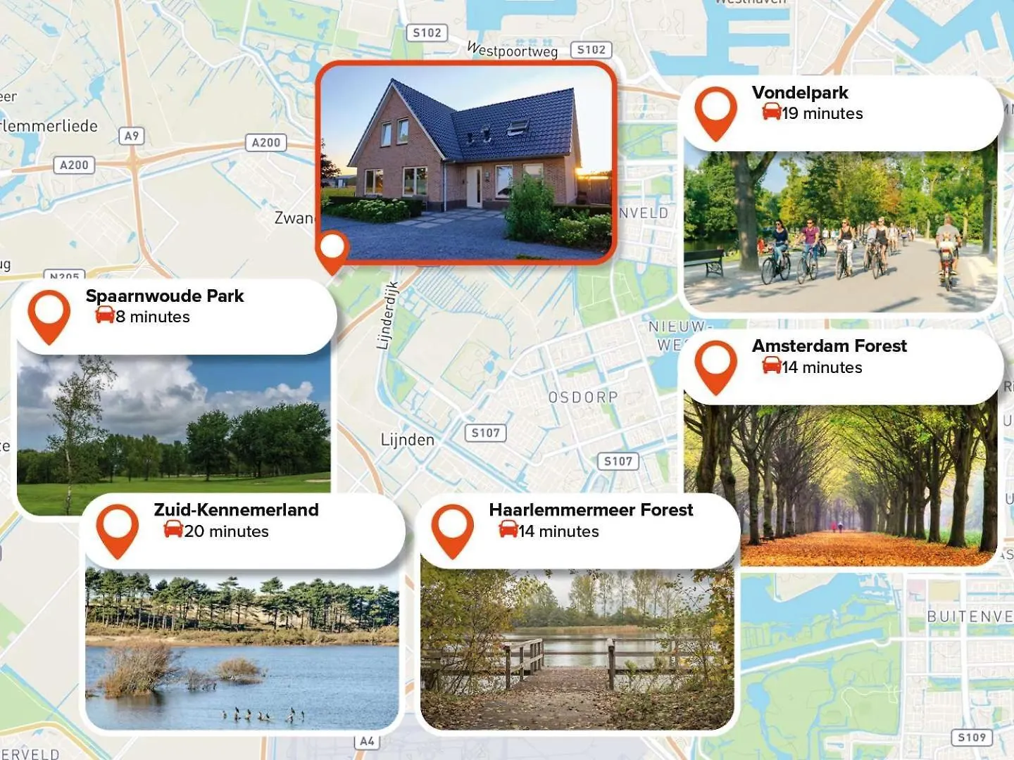 Holiday home Amsterdam Group Stay - Jacuzzi, Sauna & Cinema Zwanenburg