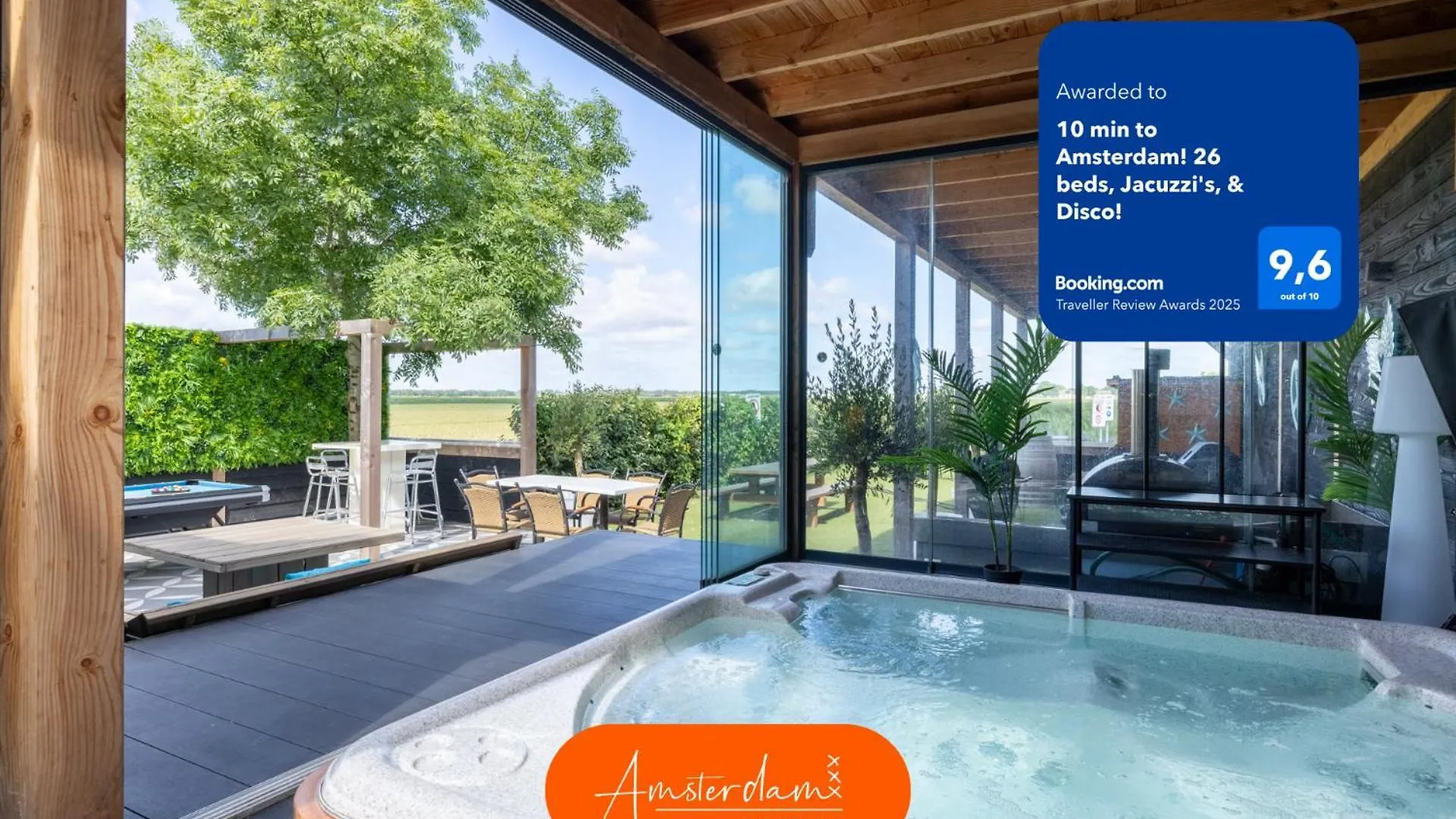 Amsterdam Group Stay - Jacuzzi, Sauna & Cinema Zwanenburg